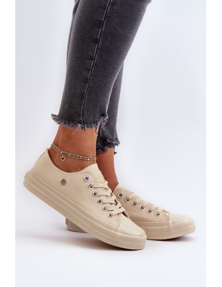 Classic Women's Sneakers Big Star NN274286 Beige