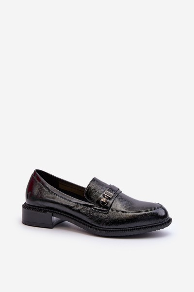 Women's Black Patent Loafers Nerilaja 2