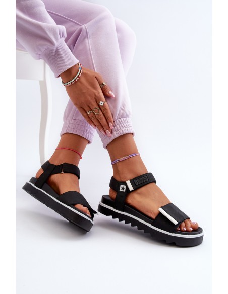 Women's Platform Sandals Big Star NN274778 Black