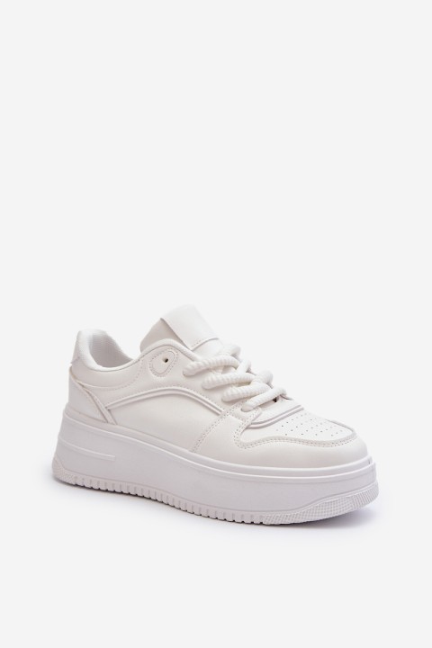 Women's High Platform Sports Shoes White Bexley
