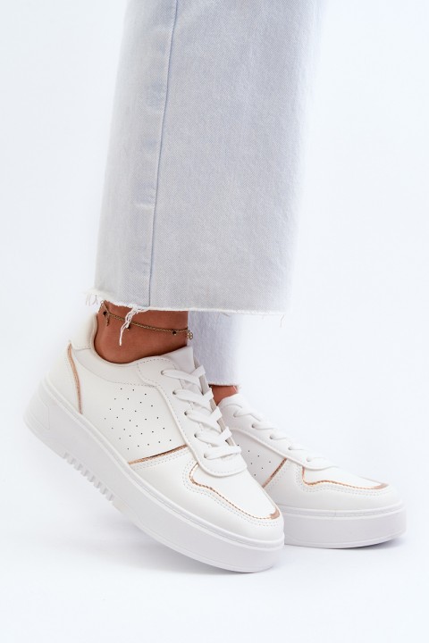 Women's Platform Sneakers White Tessama