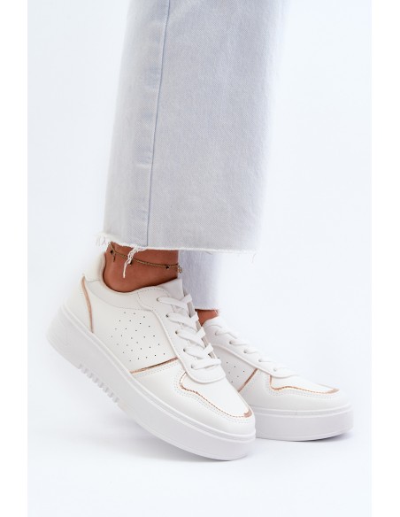 Women's Platform Sneakers White Tessama