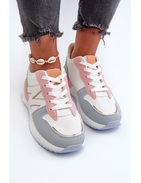 Women's Sneakers Made of Eco Leather Multicolor Kaimans