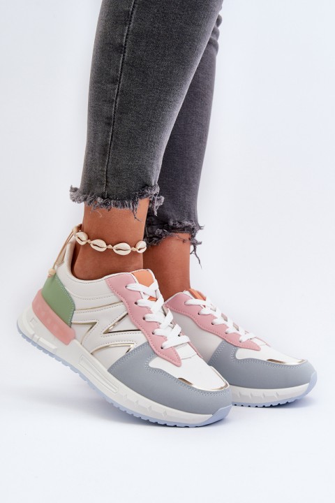 Women's Sneakers Made of Eco Leather Multicolor Kaimans