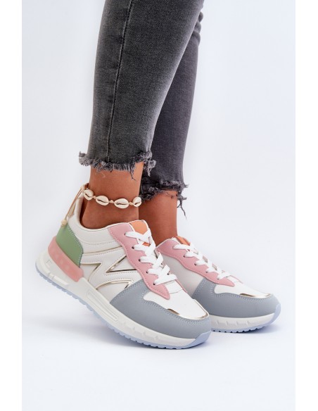 Women's Sneakers Made of Eco Leather Multicolor Kaimans