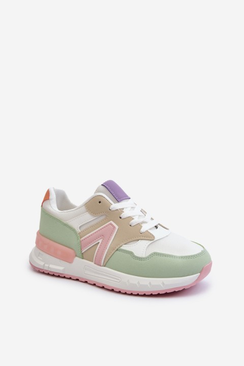 Women's sneakers made of eco leather in multicolor Vinelli