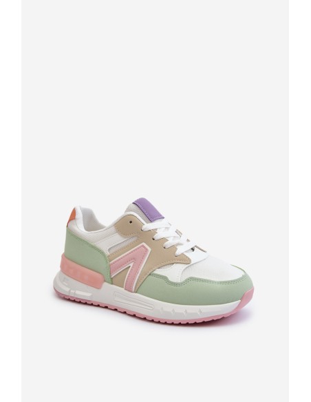 Women's sneakers made of eco leather in multicolor Vinelli