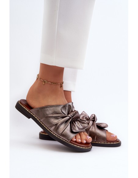 Women's Flat Heel Sandals Copper Nelvira