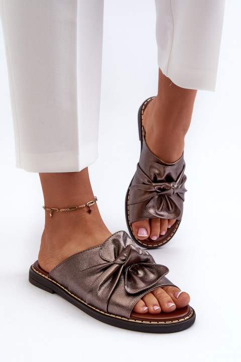 Women's Flat Heel Sandals Copper Nelvira