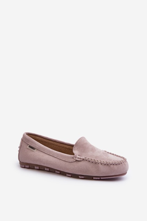 Women's Loafers in Purple Eco Suede Amrutia