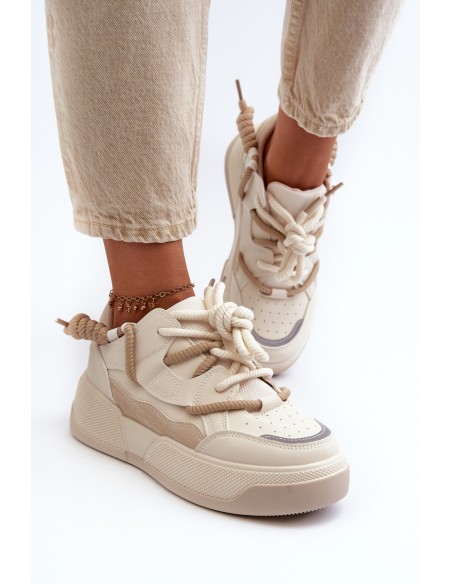 Women's Sports Shoes Sneakers Beige Phyrena