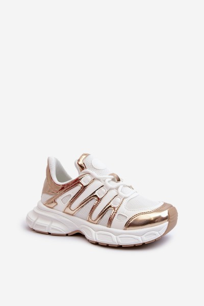 Women's sneakers on chunky sole white Ellerai 2