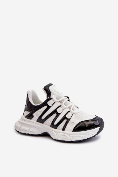 Women's sneakers on chunky sole white Ellerai 2