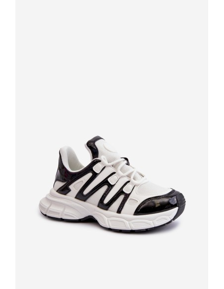 Women's sneakers on chunky sole white Ellerai