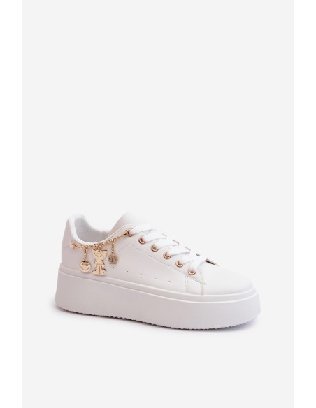 Women's Sneakers with Decoration White Celedria