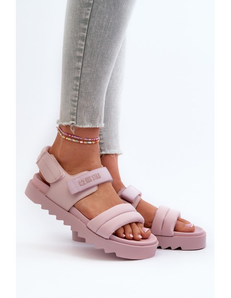 Women's Platform Sandals Big Star NN274753 Pink