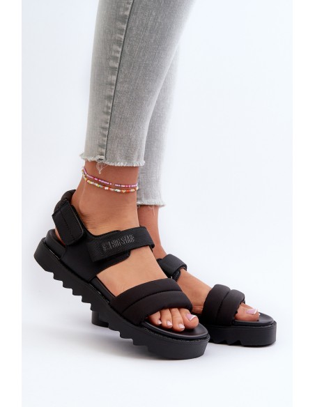 Women's Platform Sandals Big Star NN274750 Black