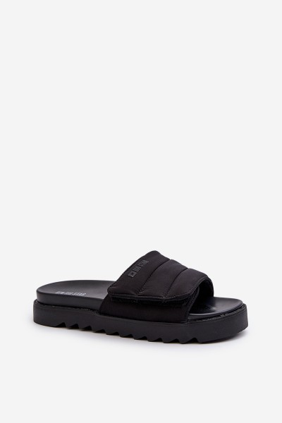 Women's Platform Slides Big Star NN274772 Black 2