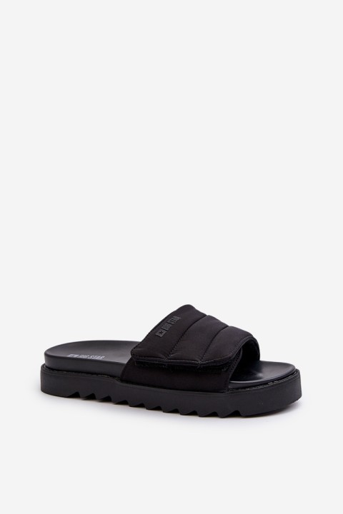 Women's Platform Slides Big Star NN274772 Black