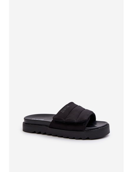 Women's Platform Slides Big Star NN274772 Black