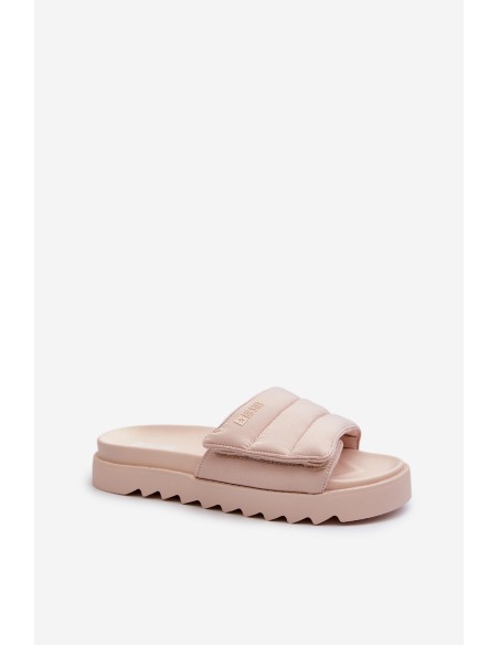 Women's Platform Flip Flops Big Star NN274773 Beige