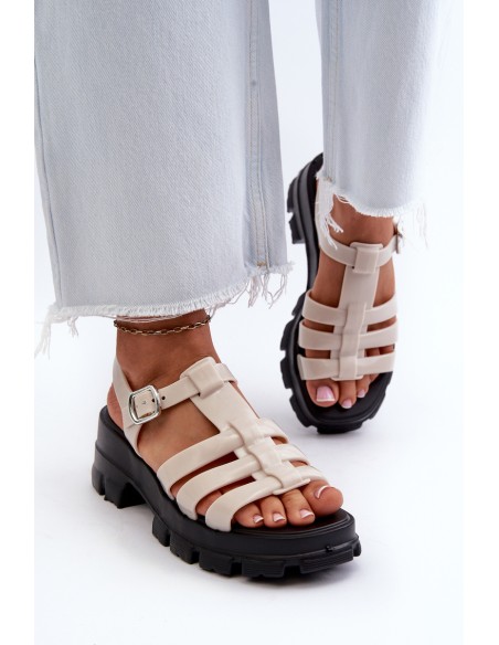 Fragrant Women's Sandals ZAXY NN285040 Beige