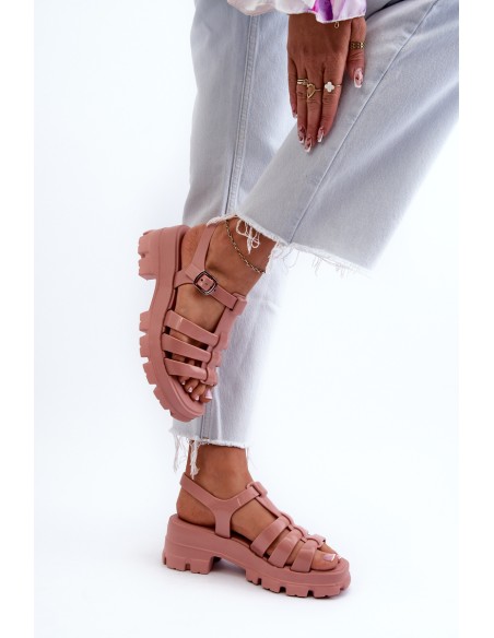 Scented Women's Sandals ZAXY NN285038 Dirty Pink