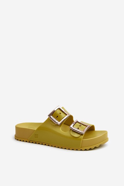 Women's Smooth Slides ZAXY LL285077 Lime 2