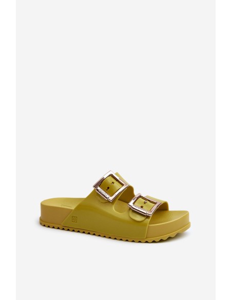 Women's Smooth Slides ZAXY LL285077 Lime