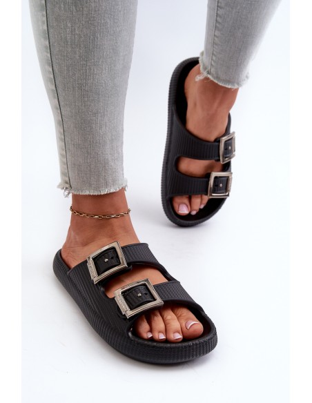 Women's rubber slippers ZAXY JJ285058 Black