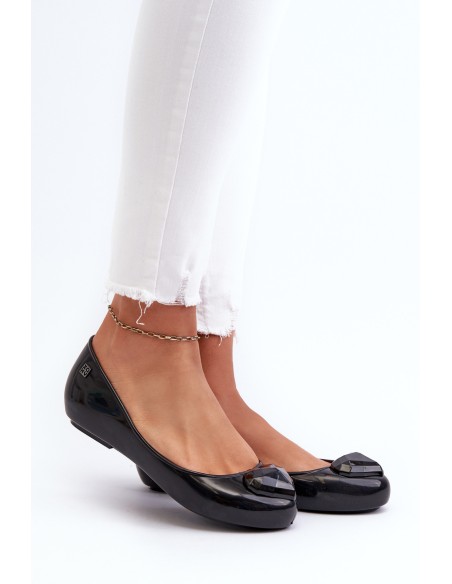 Women's Scented Ballerinas With Heart ZAXY NN285011 Black