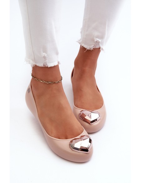 Women's Scented Ballerinas with Heart ZAXY NN285010 Nude