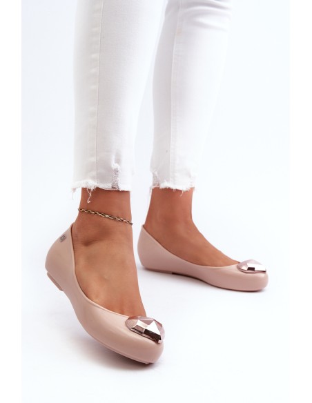 Women's Scented Ballerinas with Heart ZAXY NN285010 Nude