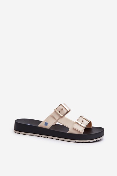 Women's Flat Sandals ZAXY LL285072 Beige 2