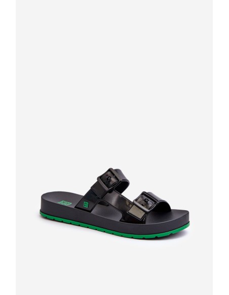 Women's Flat Sole Sandals ZAXY LL285073 Black