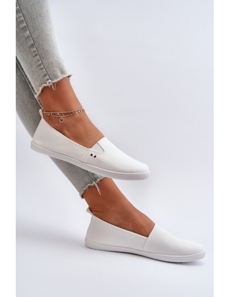 Women's White Slip-On Sneakers Adrancia