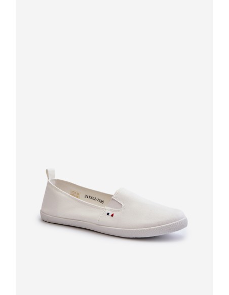 Women's White Slip-On Sneakers Adrancia