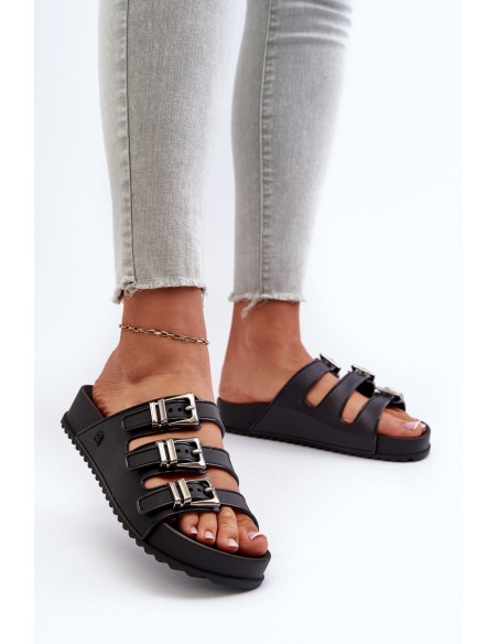 Women's rubber slippers ZAXY JJ285058 Black