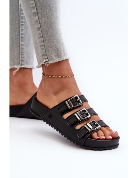 Women's rubber slippers ZAXY JJ285058 Black