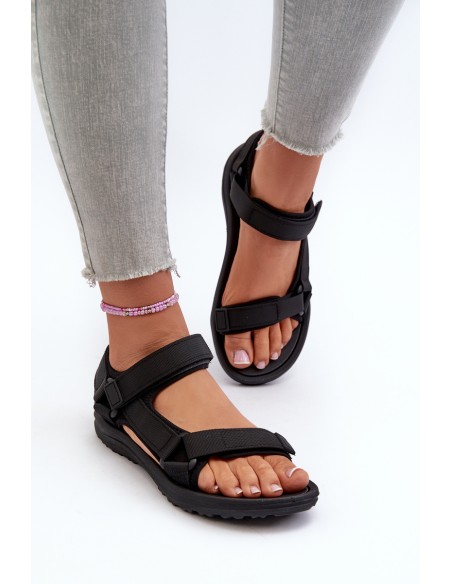 Lightweight Women's Black Sports Sandals Lumeria