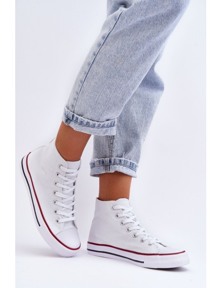 Women's Classic High Top Sneakers White Remos