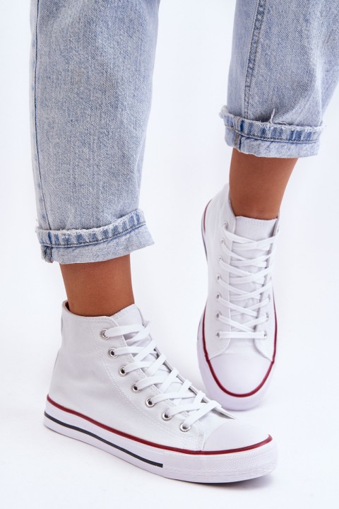 Women's Classic High Top Sneakers White Remos