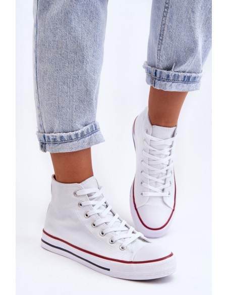 Women's Classic High Top Sneakers White Remos