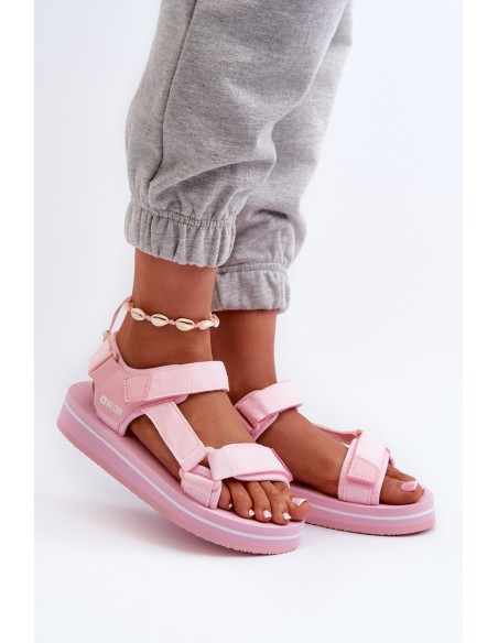 Women's Platform Sandals Big Star NN274A533 Pink