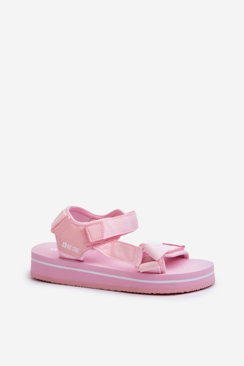 Women's Platform Sandals Big Star NN274A533 Pink