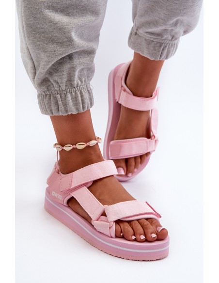 Women's Platform Sandals Big Star NN274A533 Pink