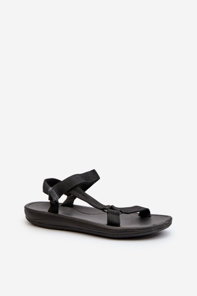 Moteriški sportiniai sandalai su Velcro Black Vilari 2