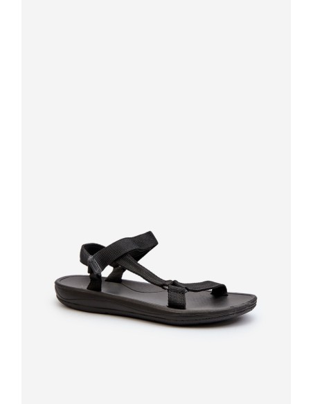 Women's Sports Sandals with Velcro Black Vilari
