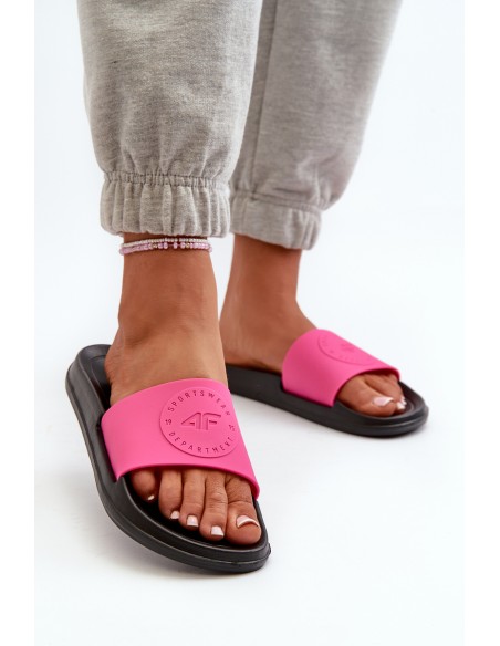 Women's Slides 4FMM00FFLIF045-55S Pink-Black