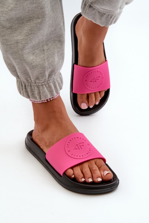 Women's Slides 4FMM00FFLIF045-55S Pink-Black